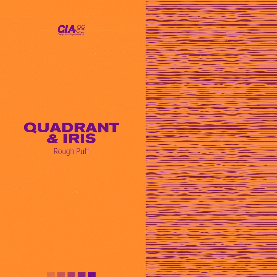 A pattern of squiggly lines on a flat background.